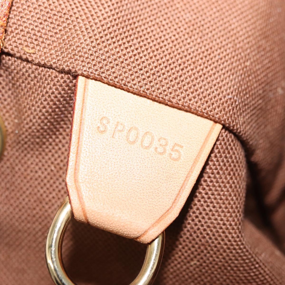 LOUIS VUITTON Monogram Montsouris GM Backpack M51135 LV Auth BA7901