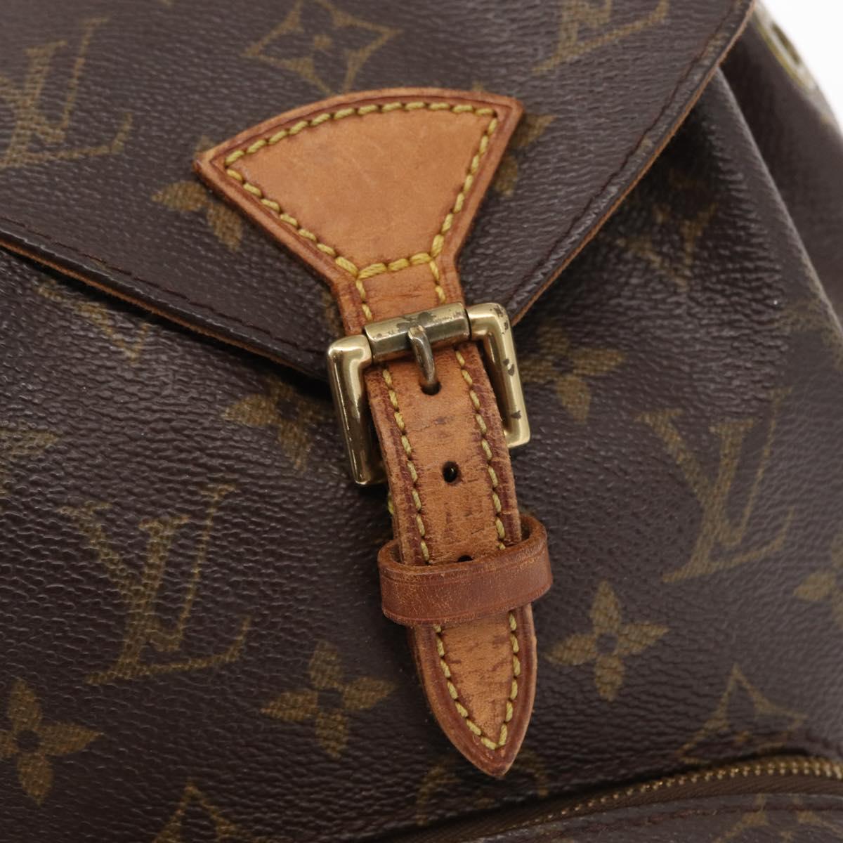LOUIS VUITTON Monogram Montsouris PM Backpack M51137 LV Auth BA7902