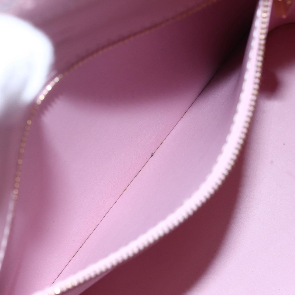 LOUIS VUITTON Monogram Vernis Houston Bag Marshmallow Pink M91302 LV Auth BA7907