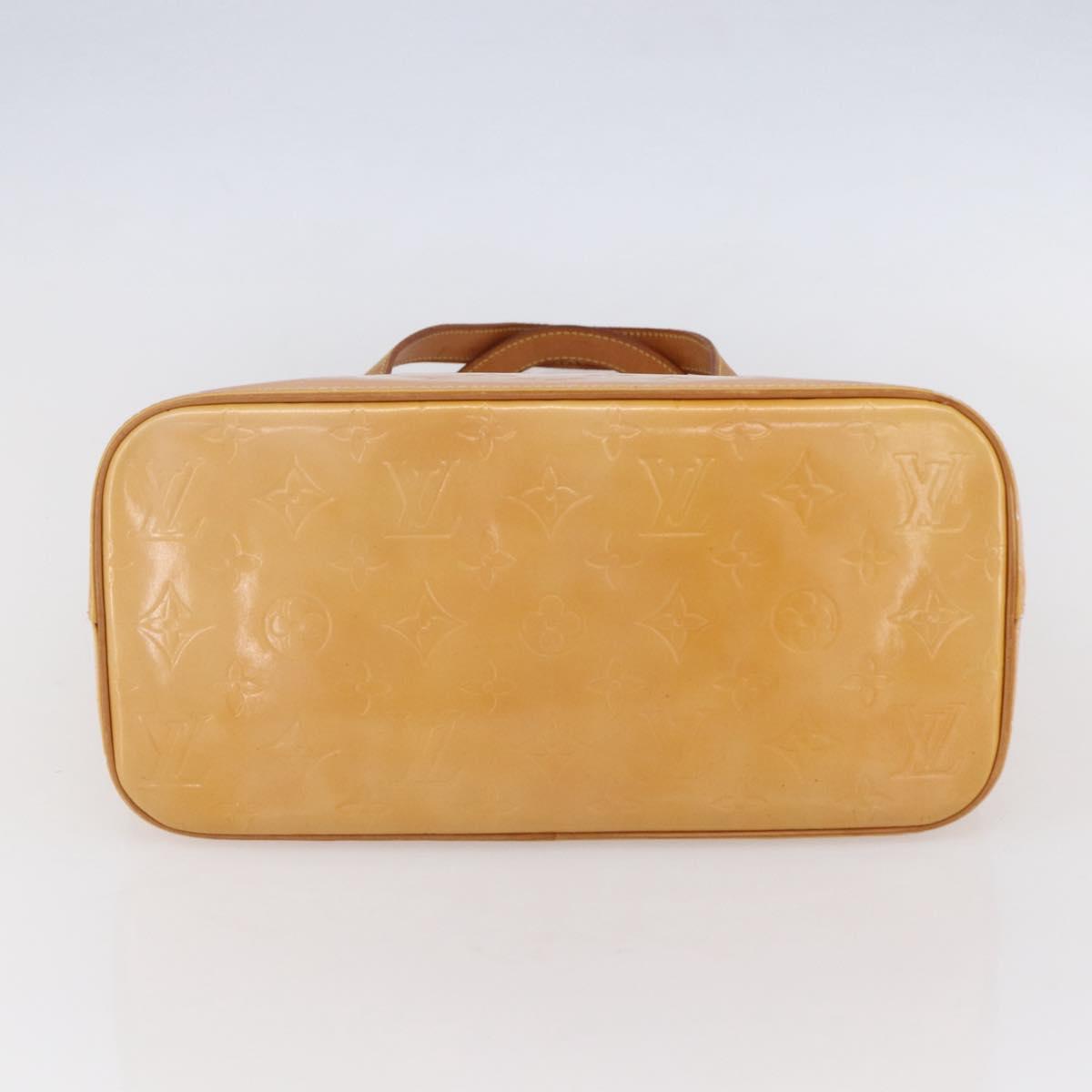 LOUIS VUITTON Monogram Vernis Houston Bag Marshmallow Pink M91302 LV Auth BA7907