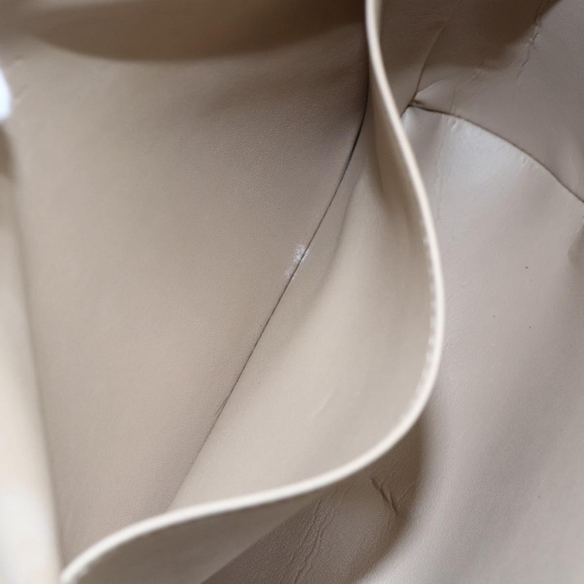 LOUIS VUITTON Monogram Vernis Thompson Street Bag Beige M91301 LV Auth BA7914