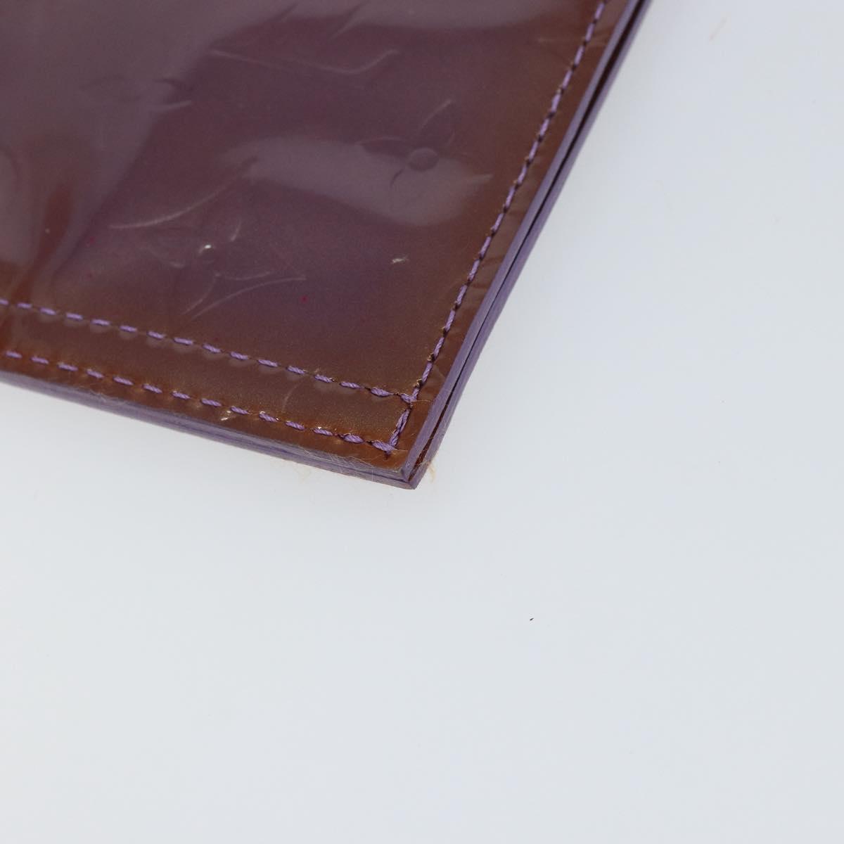 LOUIS VUITTON Monogram Vernis Stanton Tote Bag Purple Viole M91079 Auth BA7915