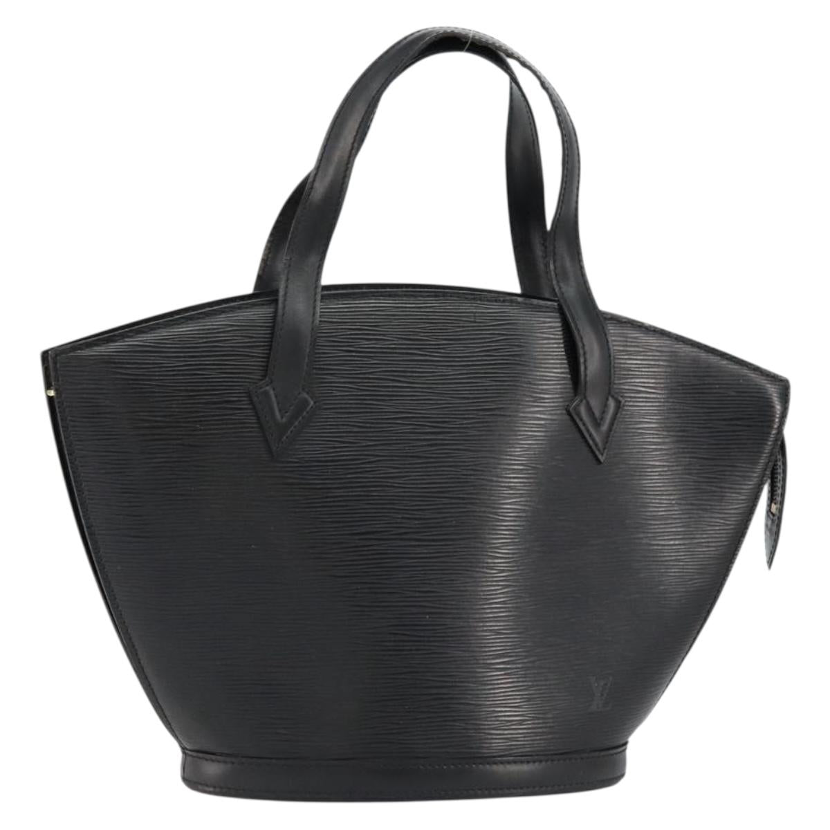 LOUIS VUITTON Epi Saint Jacques Hand Bag Black M52272 LV Auth BA7918