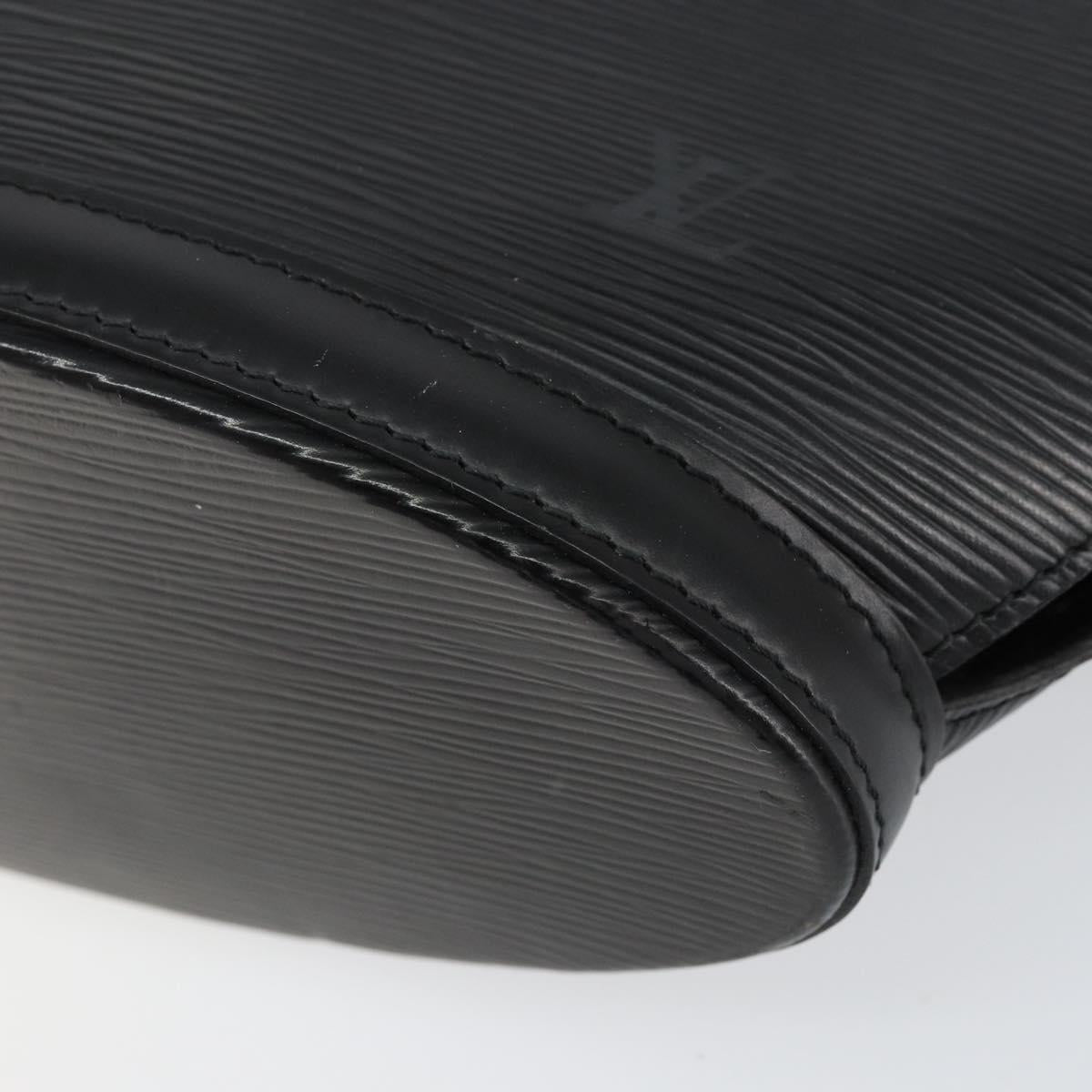 LOUIS VUITTON Epi Saint Jacques Hand Bag Black M52272 LV Auth BA7918