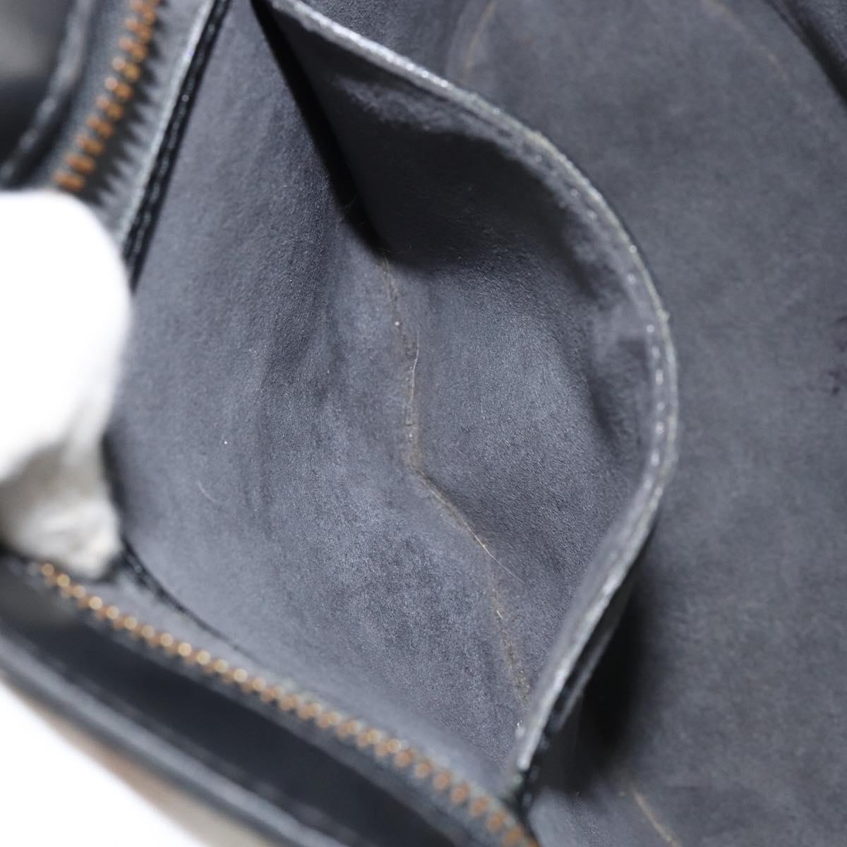 LOUIS VUITTON Epi Saint Jacques Hand Bag Black M52272 LV Auth BA7918