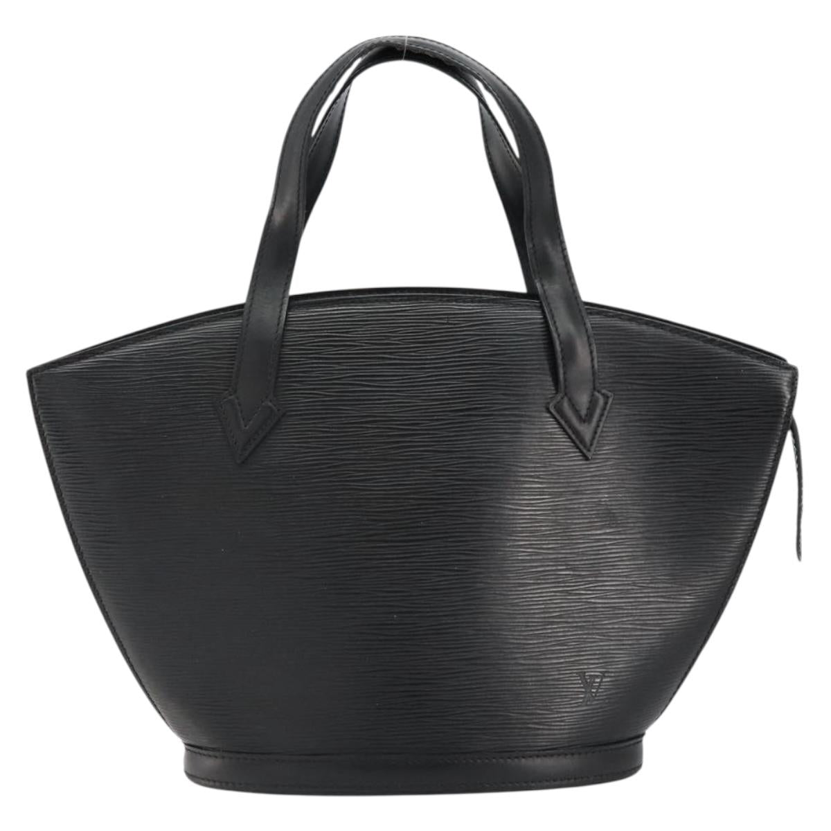 LOUIS VUITTON Epi Saint Jacques Hand Bag Black M52272 LV Auth BA7918