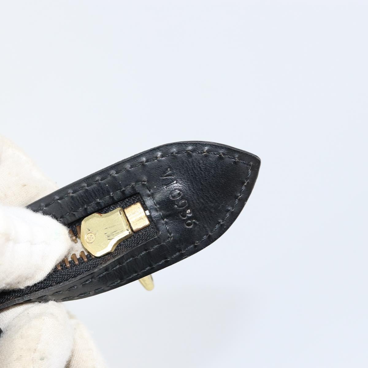 LOUIS VUITTON Epi Saint Jacques Hand Bag Black M52272 LV Auth BA7918