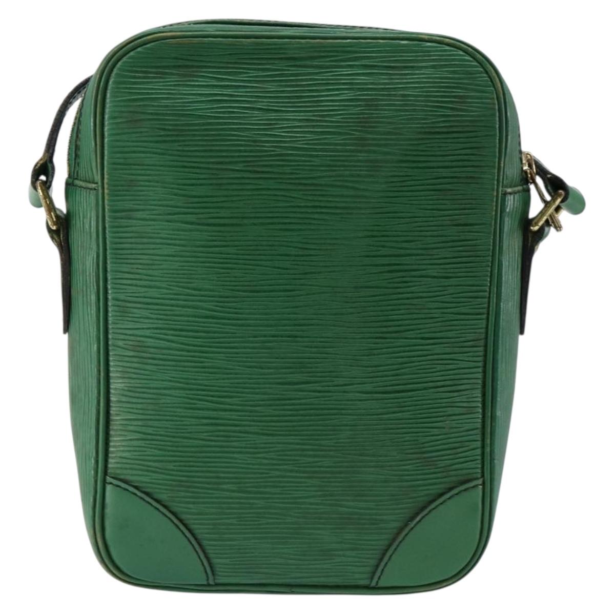 LOUIS VUITTON Epi Danube Shoulder Bag Green M45634 LV Auth BA7919