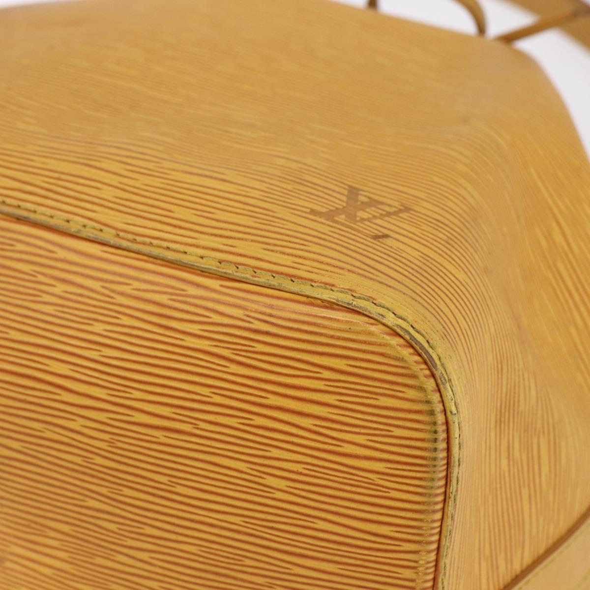 LOUIS VUITTON Epi Petit Noe Shoulder Bag Yellow M44109 LV Auth BA7921