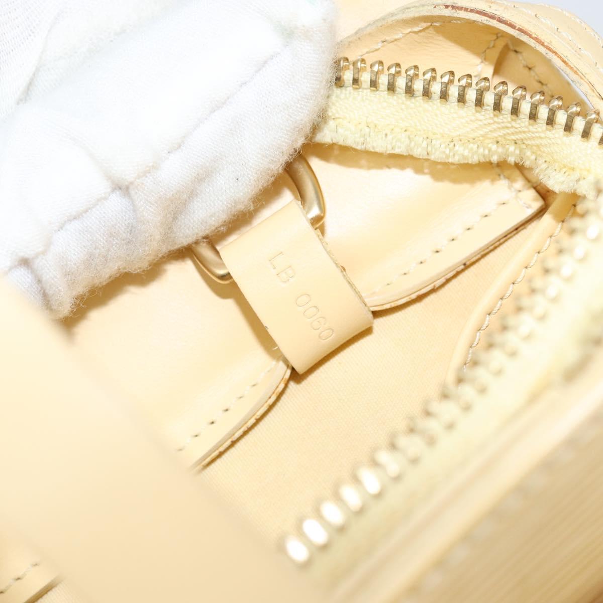 LOUIS VUITTON Epi Croisette PM Tote Bag Vanilla M5249A LV Auth BA7922