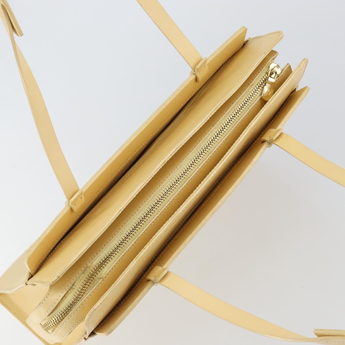 LOUIS VUITTON Epi Croisette PM Tote Bag Vanilla M5249A LV Auth BA7922