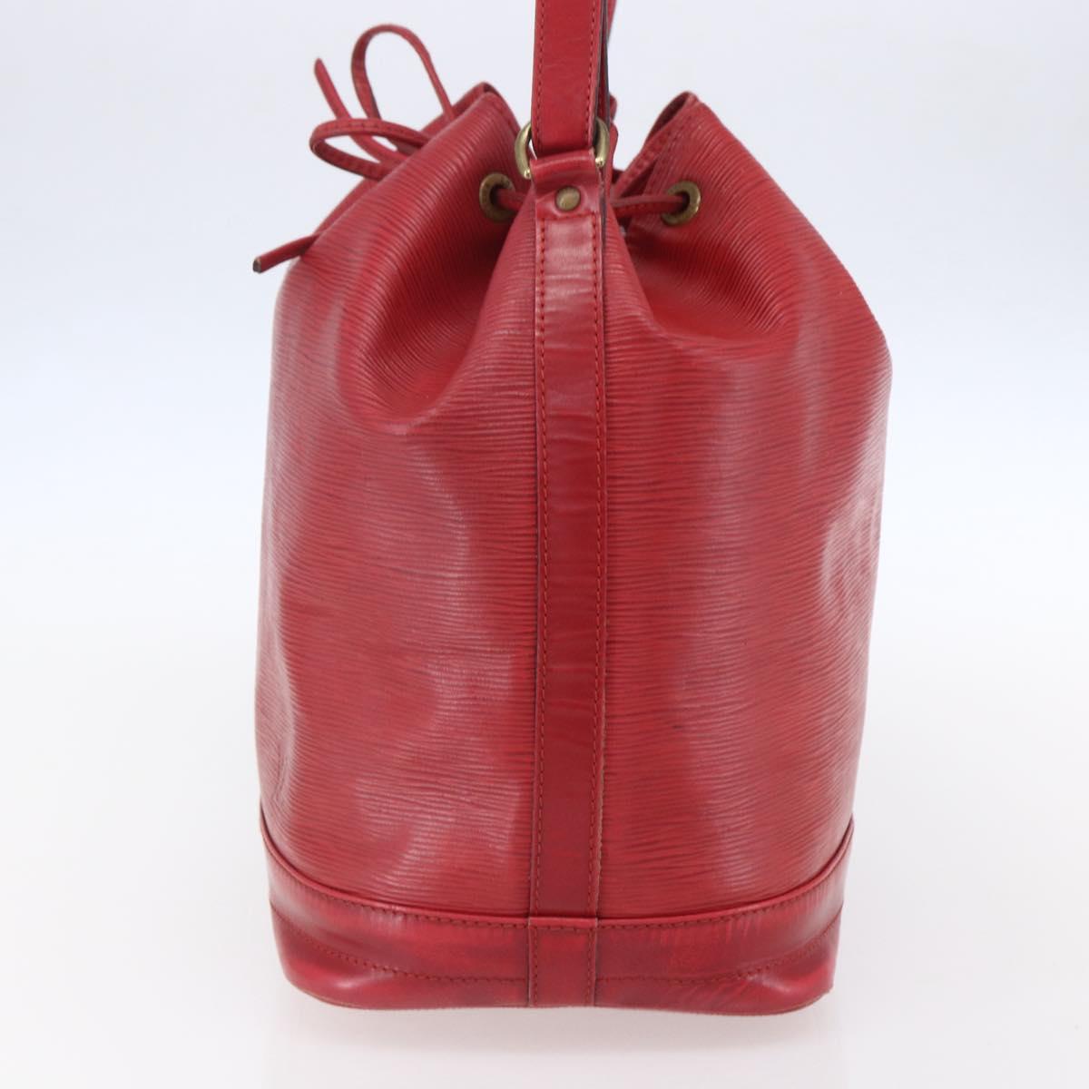LOUIS VUITTON Epi Noe Shoulder Bag Red M44007 LV Auth BA7925