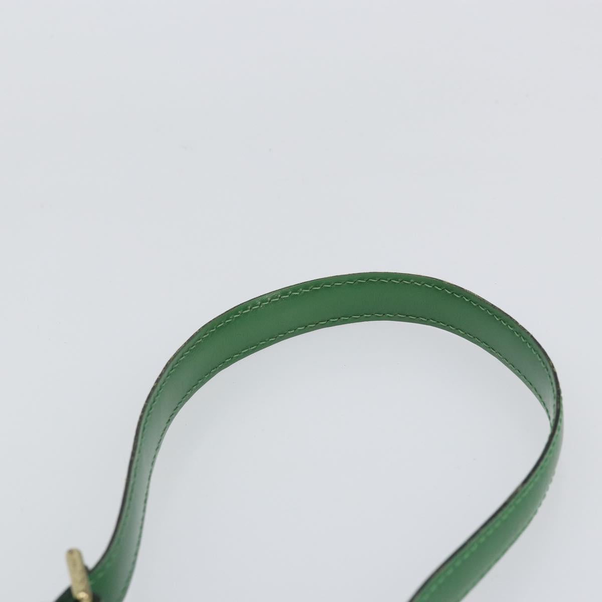 LOUIS VUITTON Epi Capuchin Shoulder Bag Green M52344 LV Auth BA7926