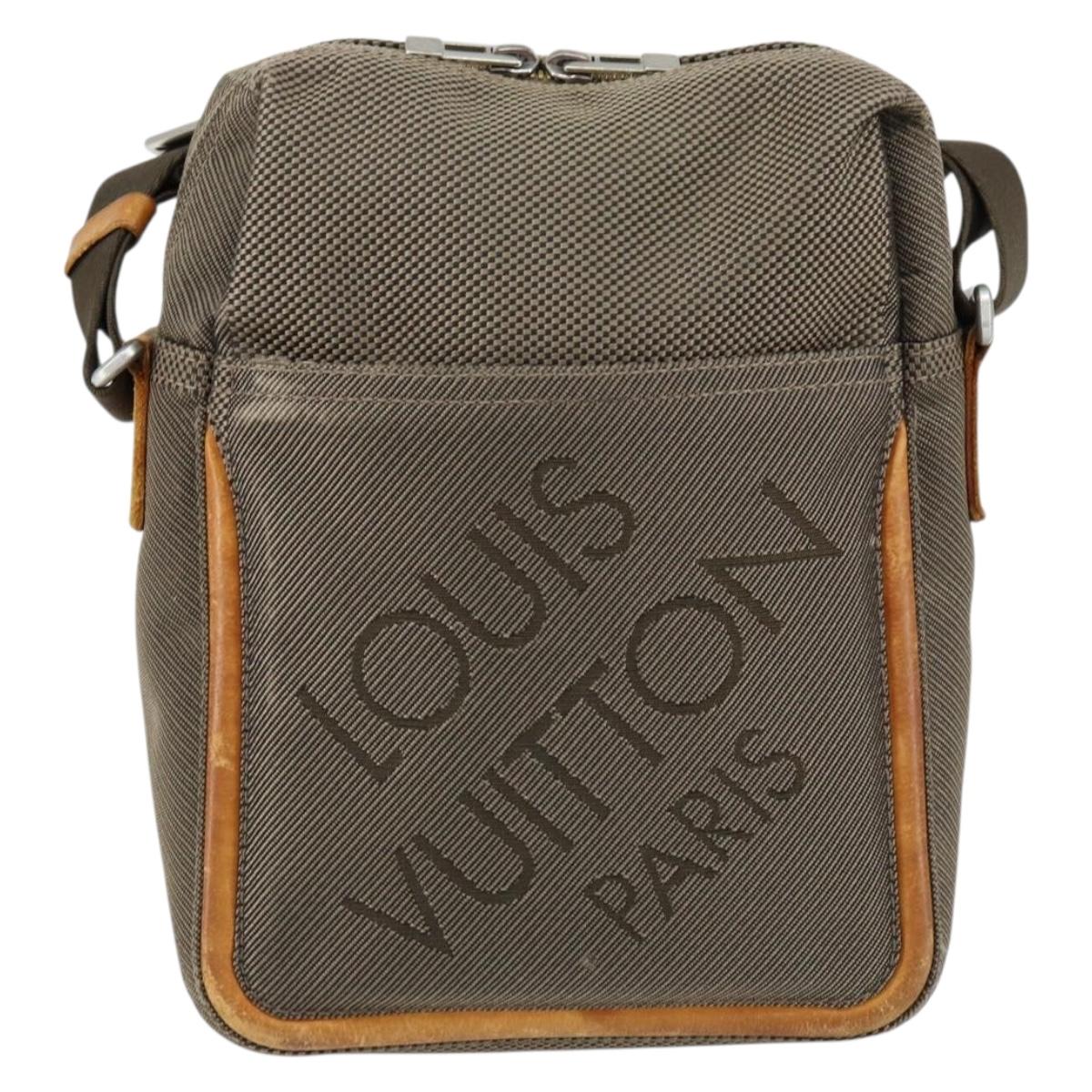 LOUIS VUITTON Damier Geant Sitadan NM Shoulder Bag Brown Tail M93224 Auth BA7929