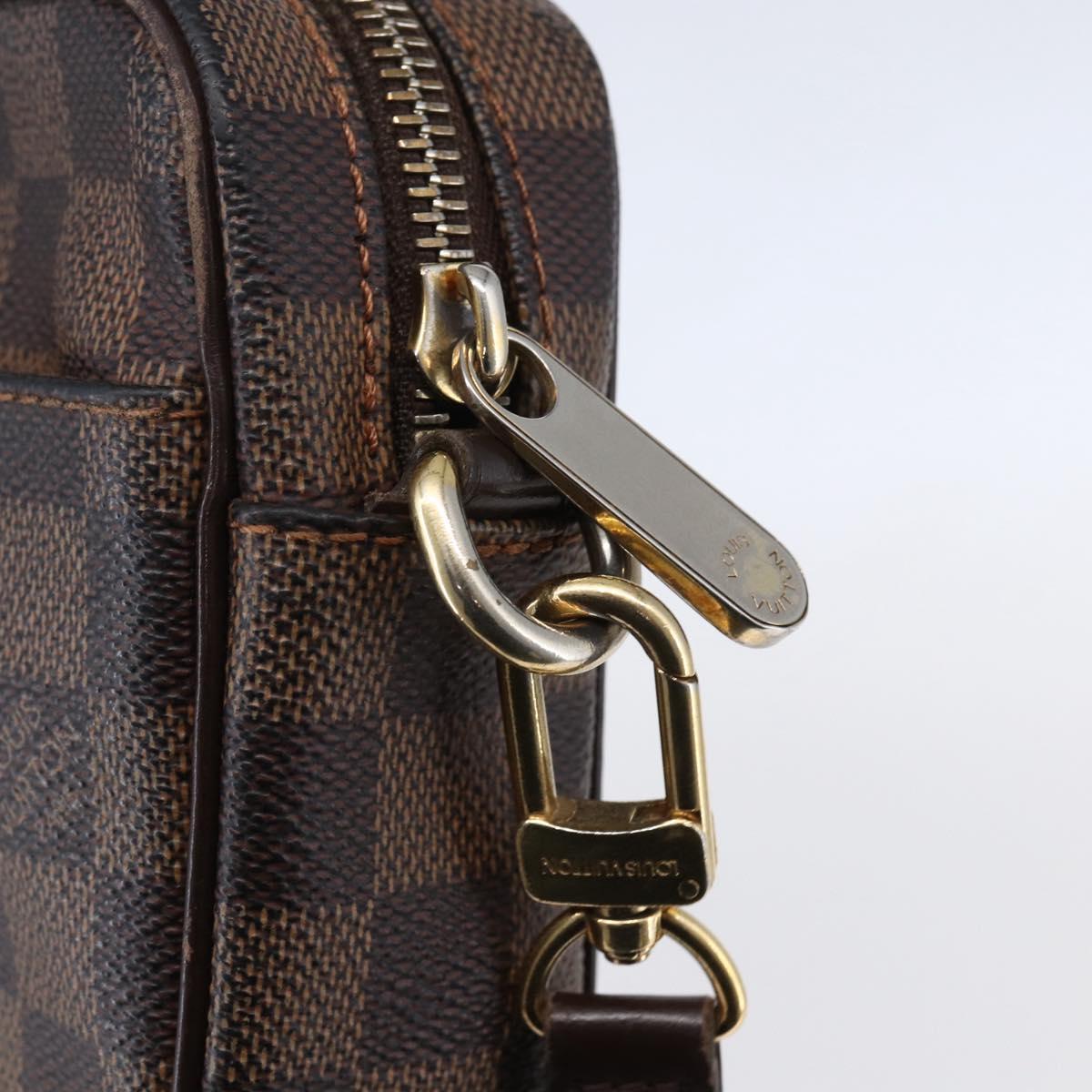 LOUIS VUITTON Damier Ebene Pochette Billets Macau Clutch Bag N61739 Auth BA7931