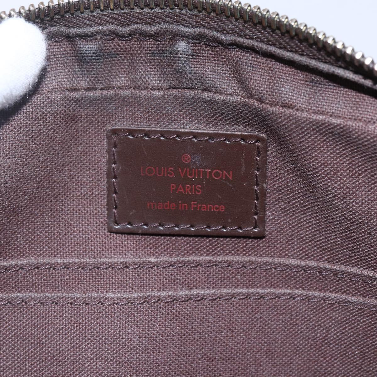 LOUIS VUITTON Damier Ebene Pochette Billets Macau Clutch Bag N61739 Auth BA7931