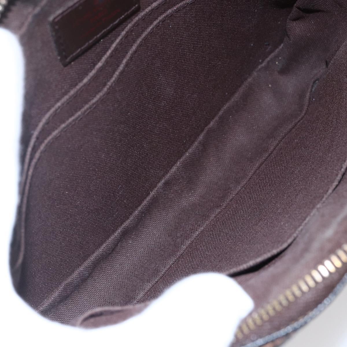 LOUIS VUITTON Damier Ebene Pochette Billets Macau Clutch Bag N61739 Auth BA7931