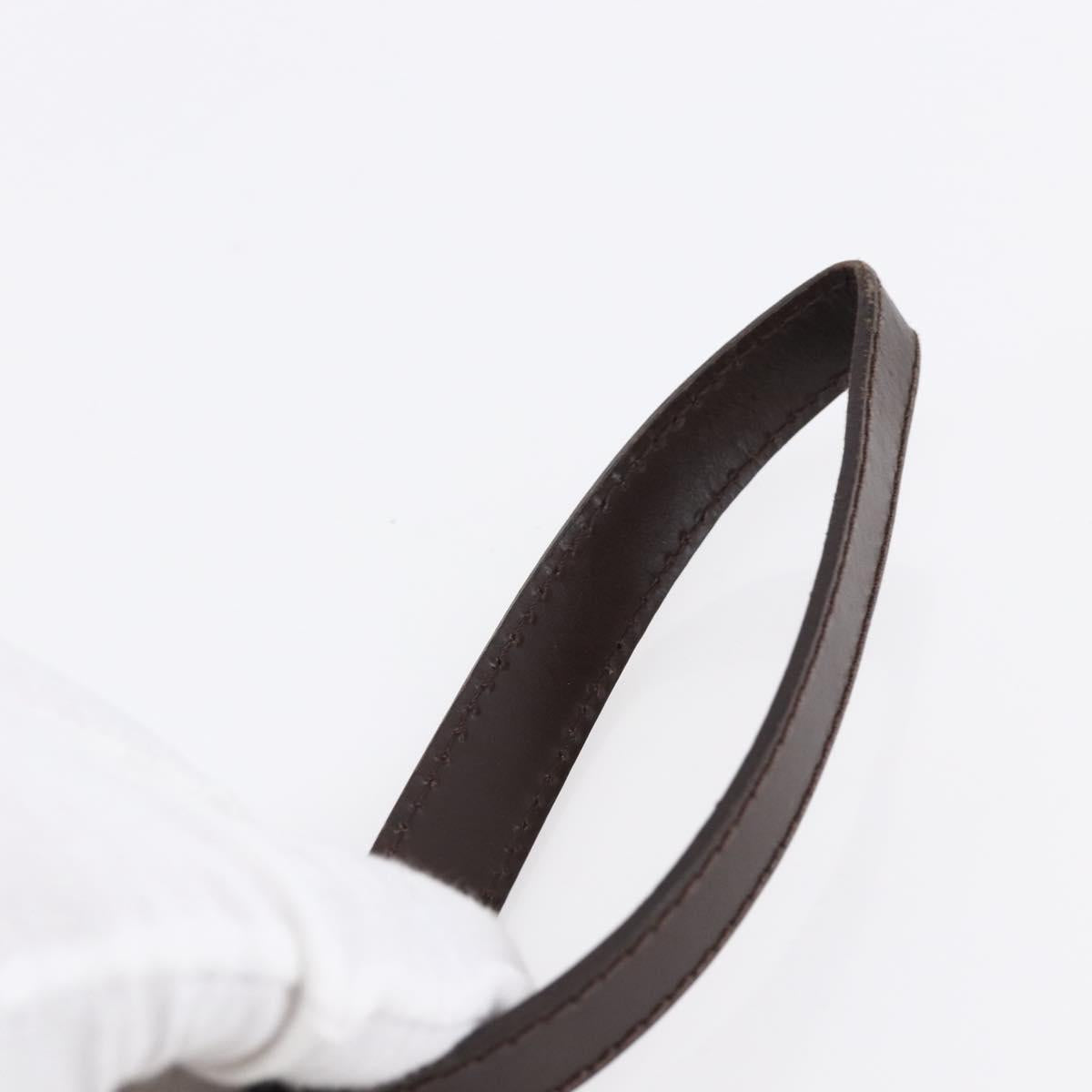 LOUIS VUITTON Damier Ebene Pochette Billets Macau Clutch Bag N61739 Auth BA7931