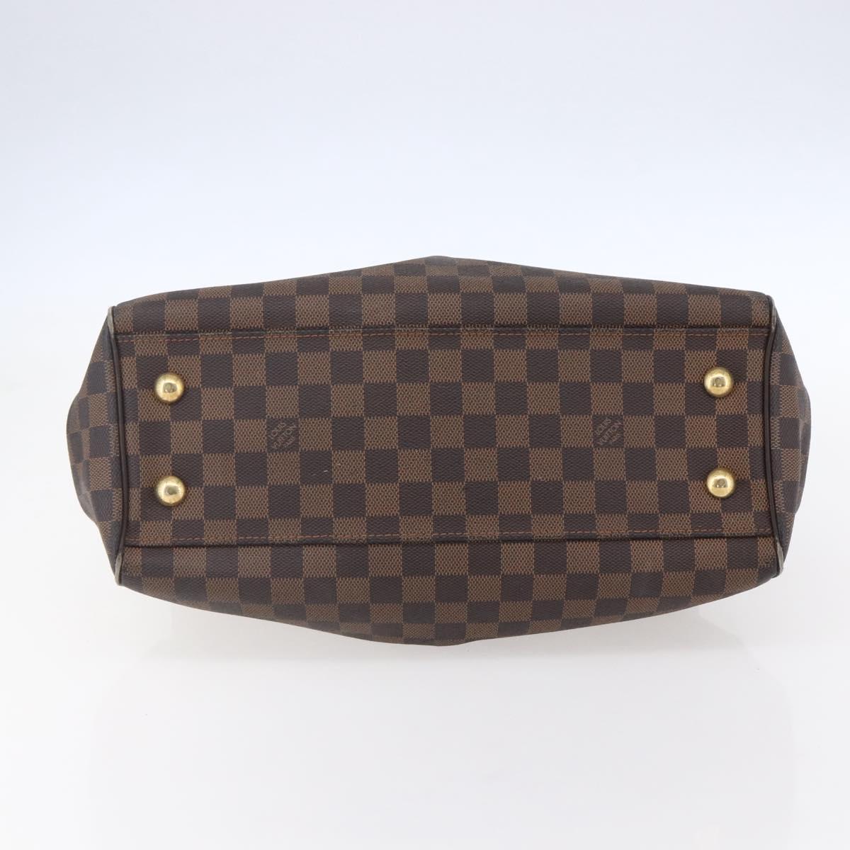 LOUIS VUITTON Damier Ebene Trevi GM Hand Bag 2way N51998 LV Auth BA7932