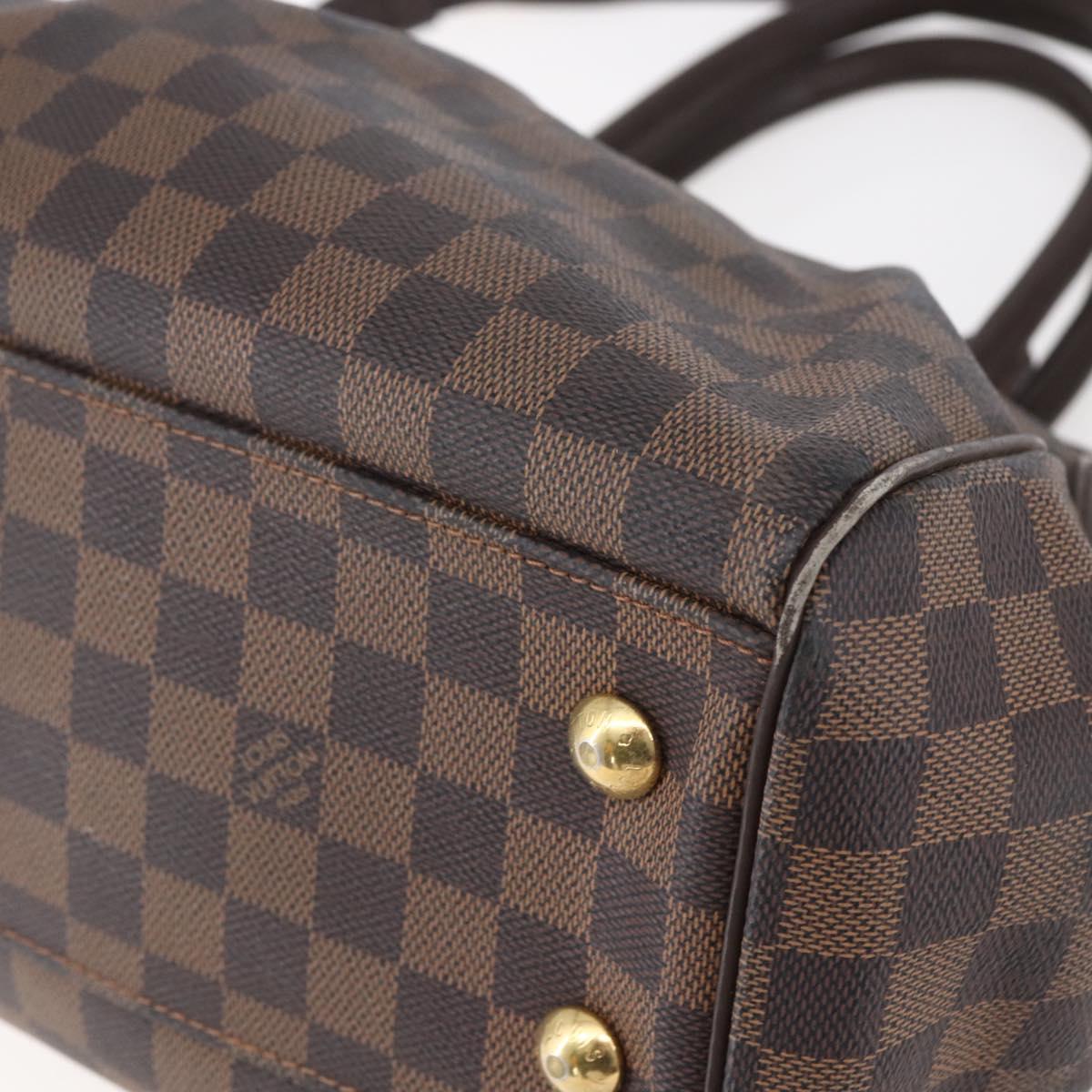LOUIS VUITTON Damier Ebene Trevi GM Hand Bag 2way N51998 LV Auth BA7932