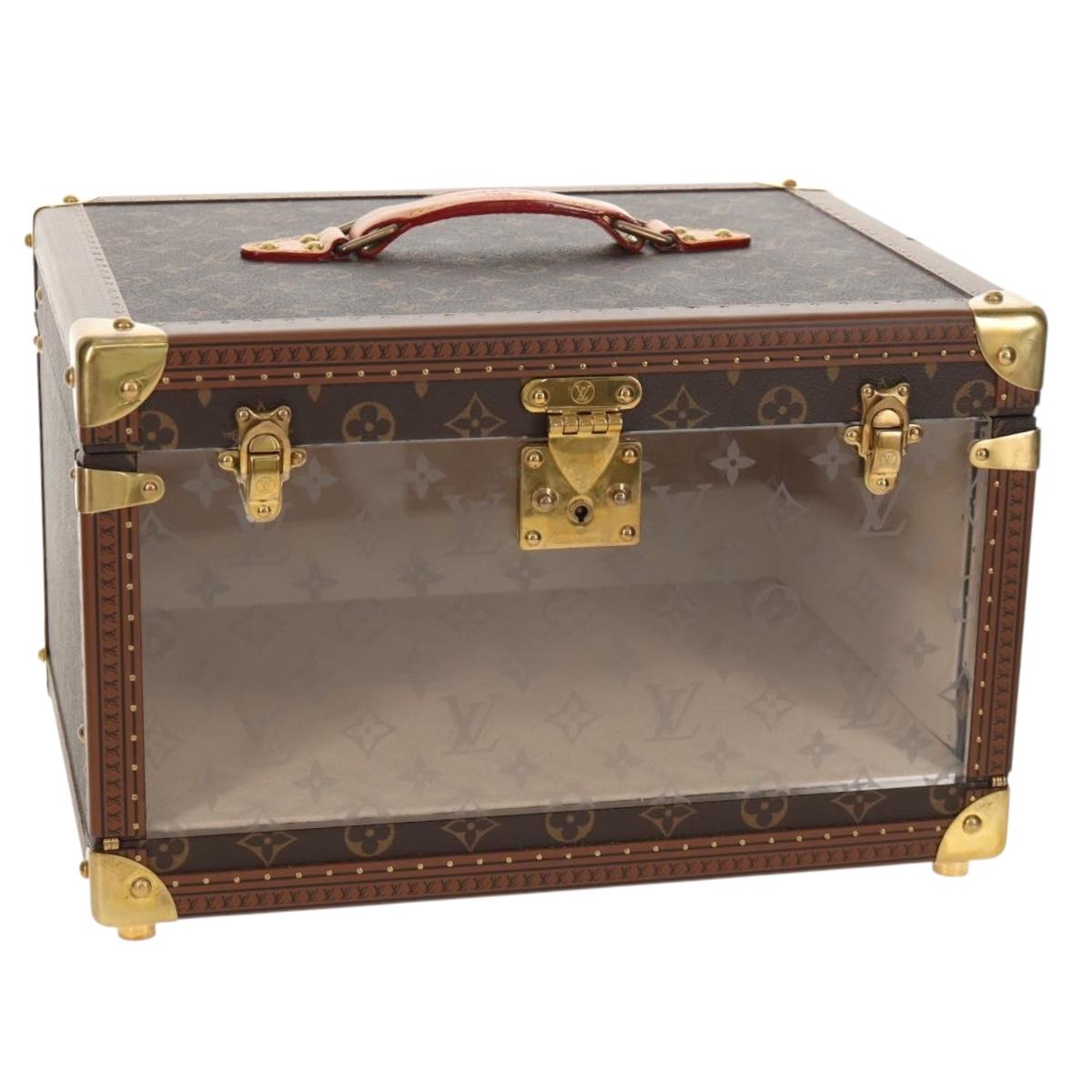 LOUIS VUITTON Monogram Shoes Box Hand Bag M11432 LV Auth BA7936M