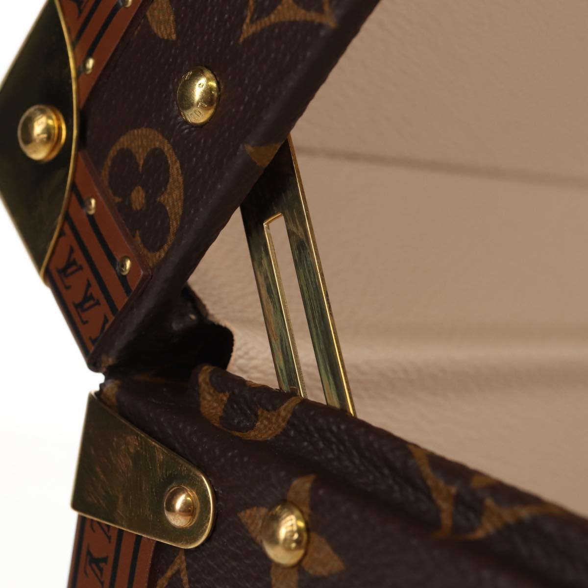 LOUIS VUITTON Monogram Shoes Box Hand Bag M11432 LV Auth BA7936M