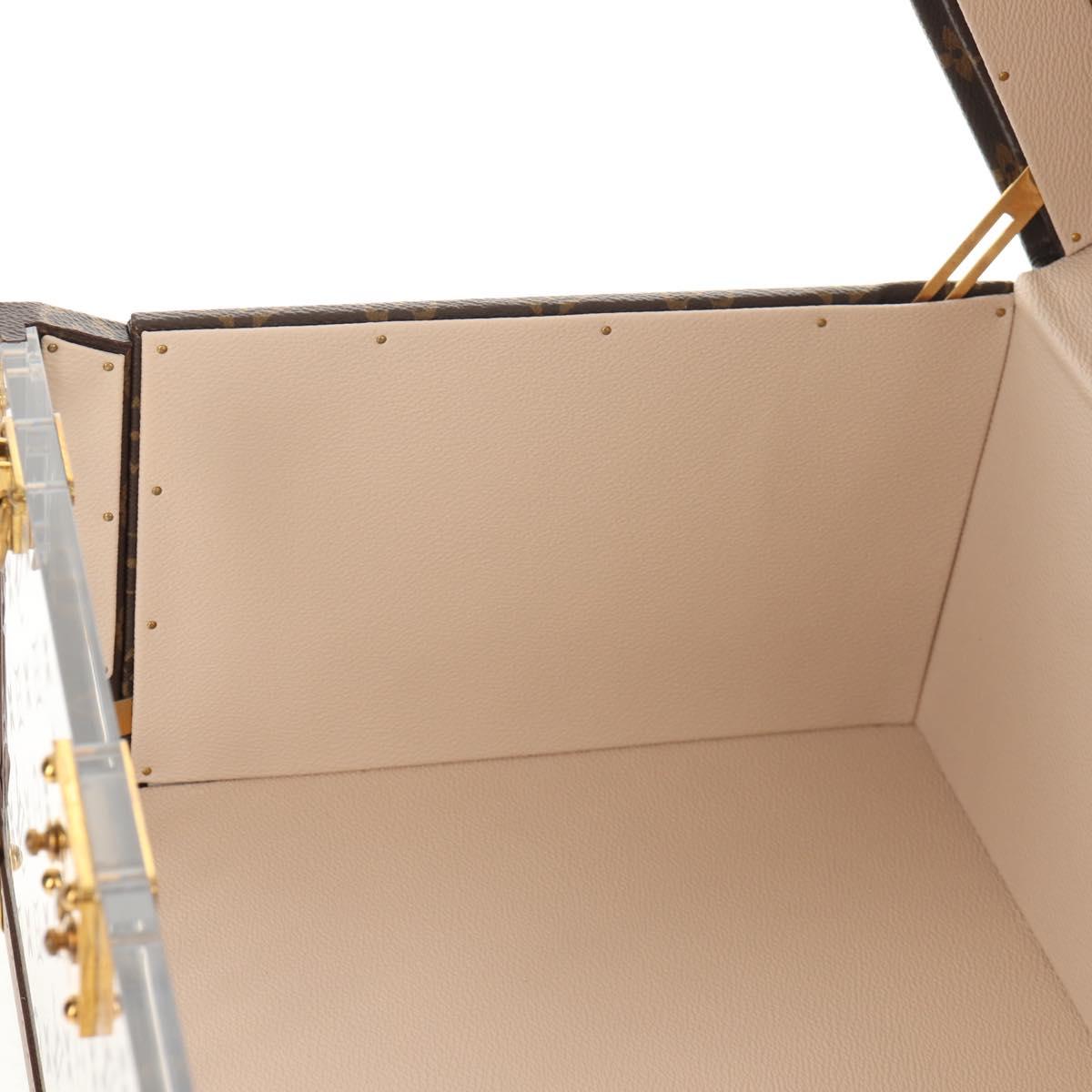 LOUIS VUITTON Monogram Shoes Box Hand Bag M11432 LV Auth BA7936M