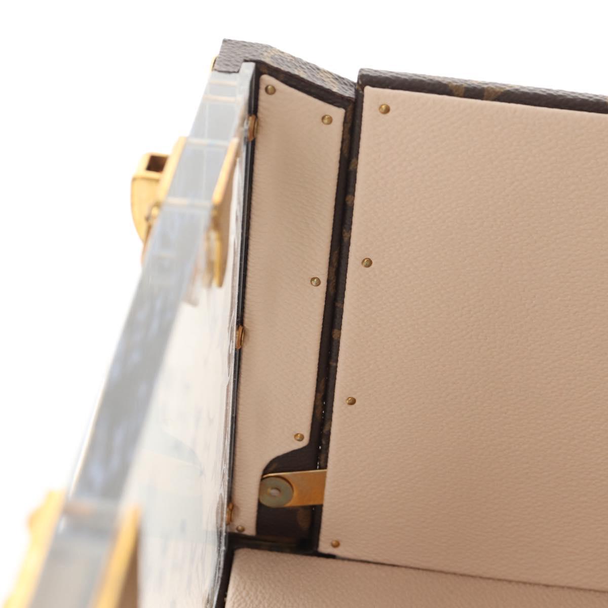 LOUIS VUITTON Monogram Shoes Box Hand Bag M11432 LV Auth BA7936M