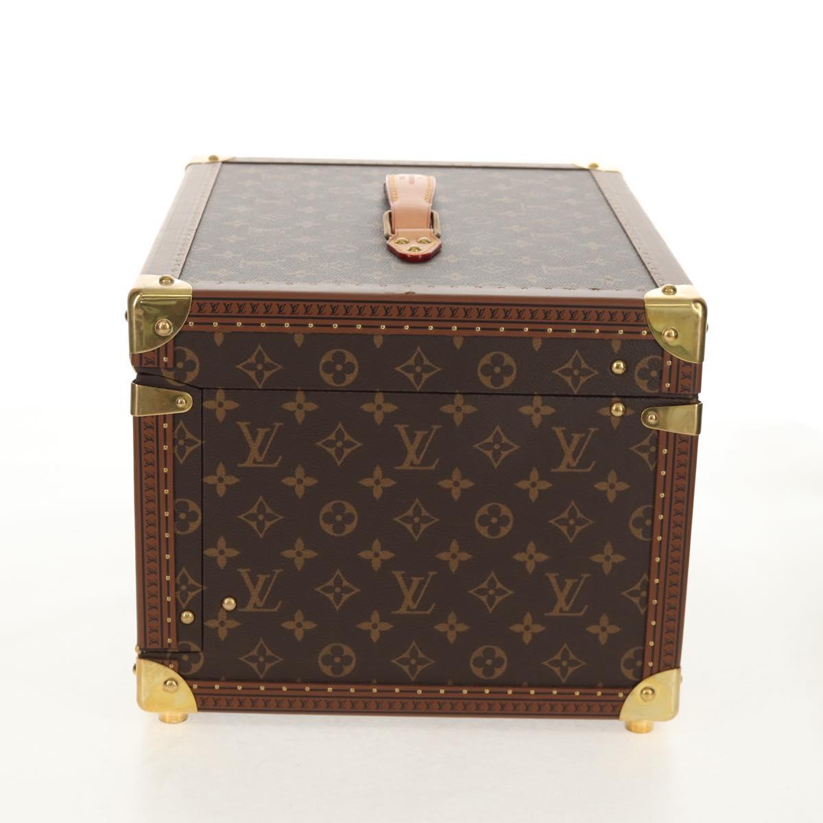 LOUIS VUITTON Monogram Shoes Box Hand Bag M11432 LV Auth BA7936M