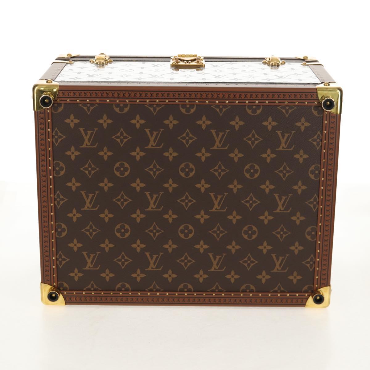LOUIS VUITTON Monogram Shoes Box Hand Bag M11432 LV Auth BA7936M