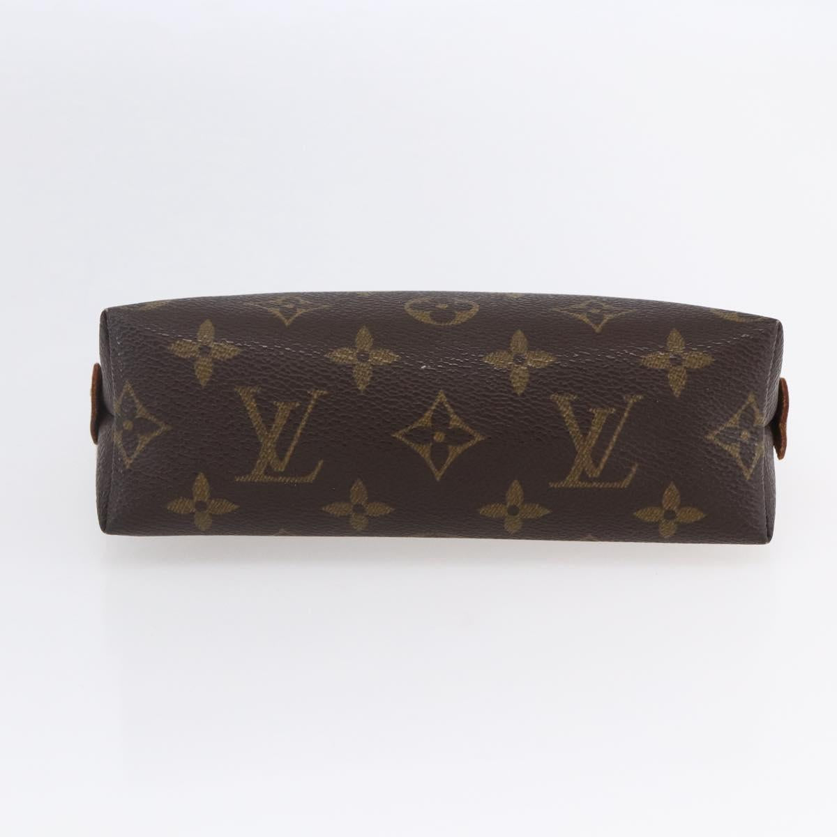 LOUIS VUITTON Monogram Pochette Cosmetic PM Cosmetic Pouch M47515 LV Auth BA7940