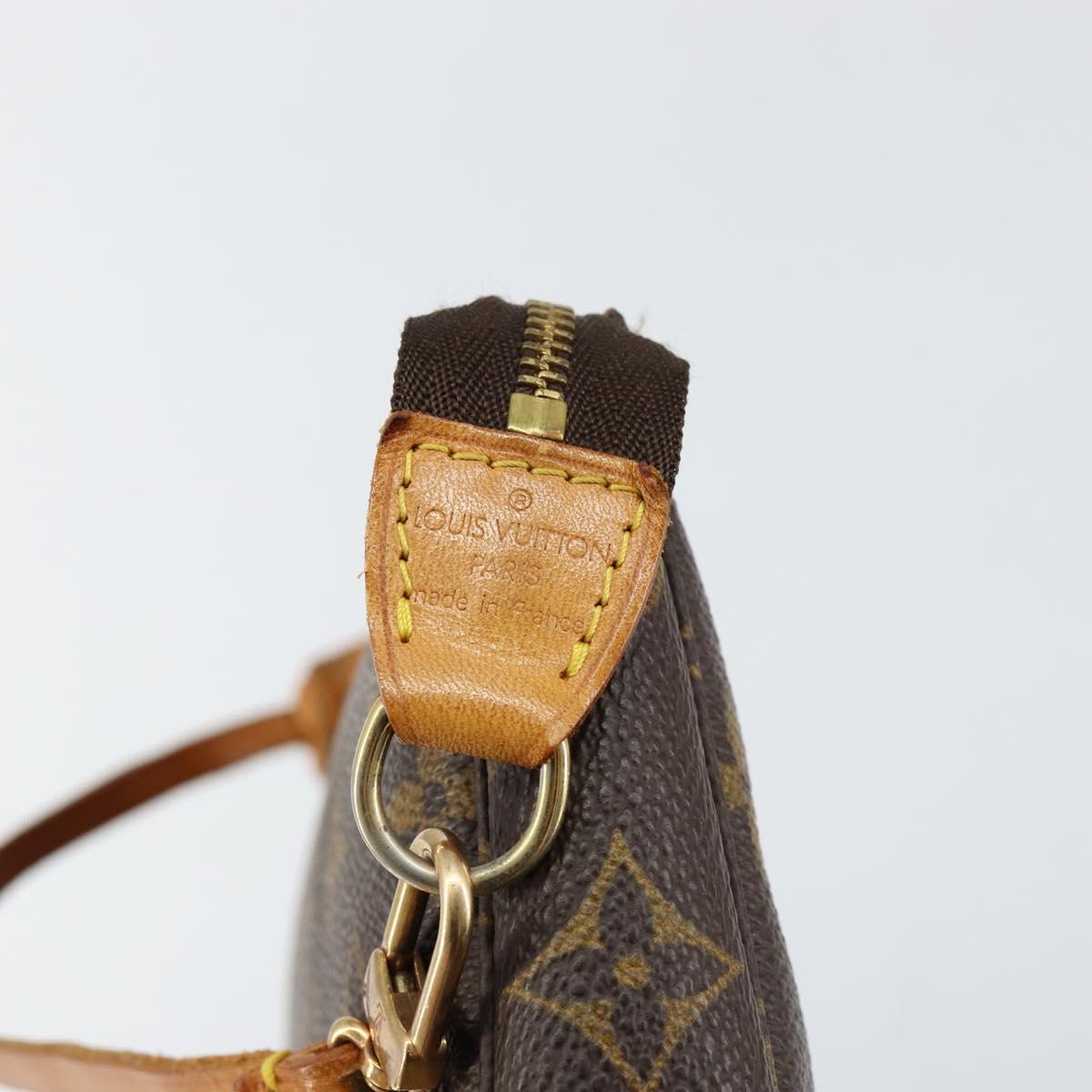 LOUIS VUITTON Monogram Pochette Accessoires Pouch M51980 LV Auth BA7942