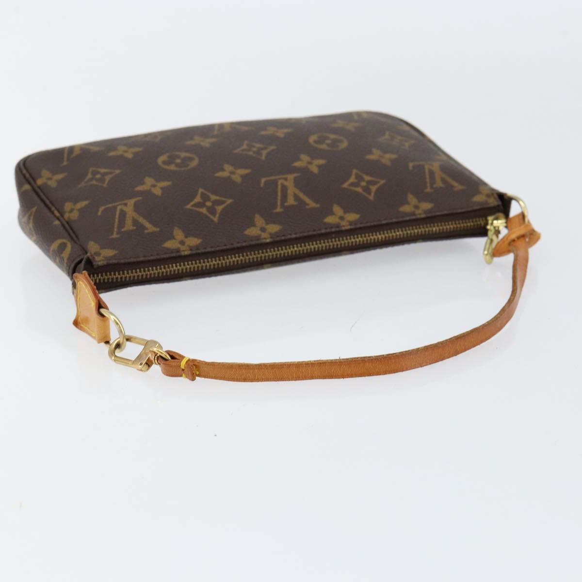 LOUIS VUITTON Monogram Pochette Accessoires Pouch M51980 LV Auth BA7942