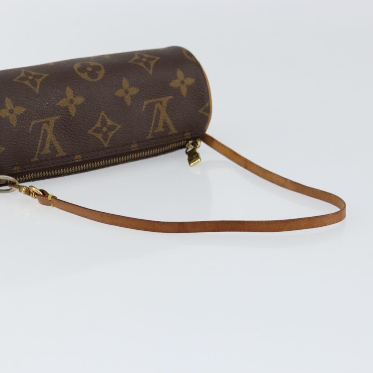 LOUIS VUITTON Monogram Papillon Pouch LV Auth BA7945