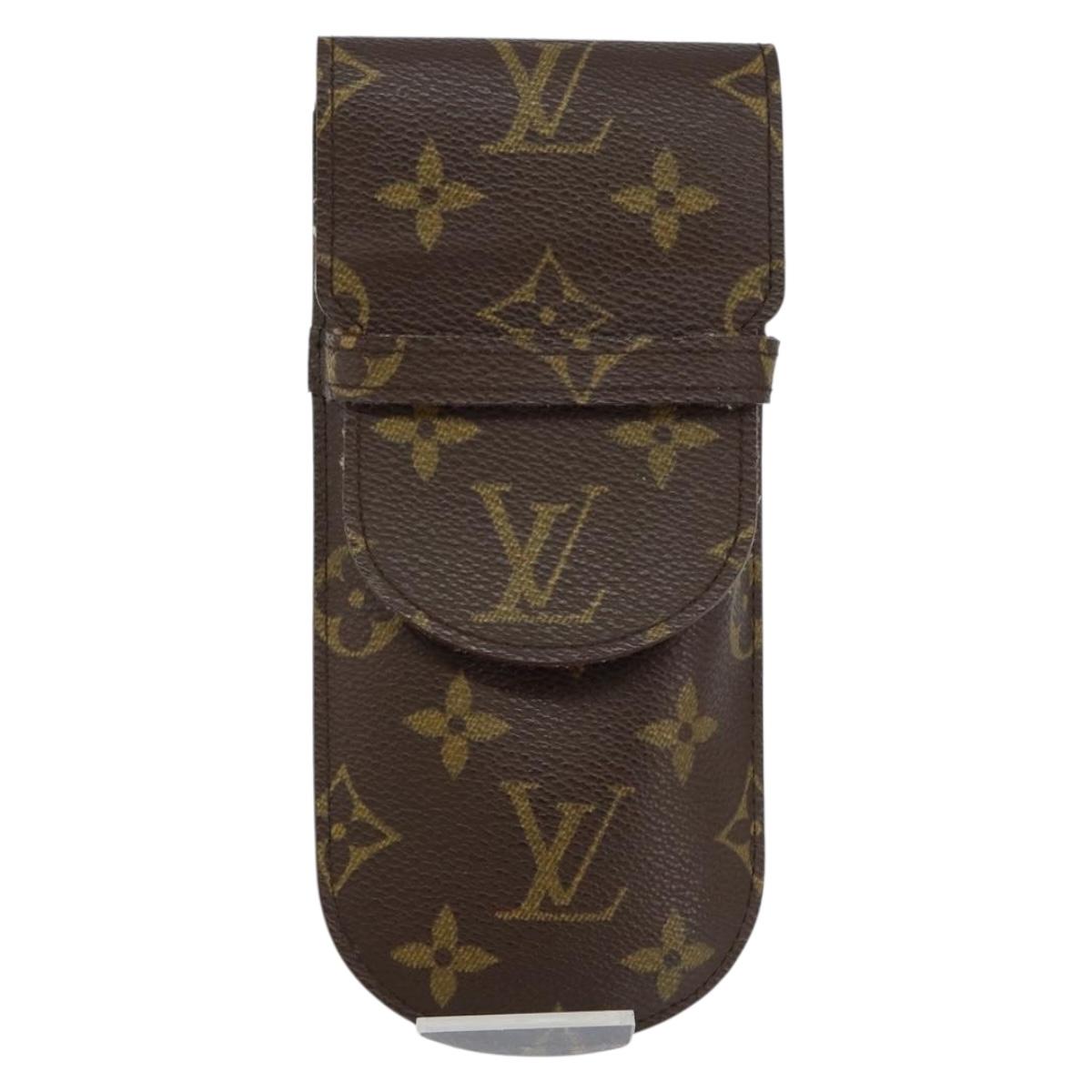 LOUIS VUITTON Monogram Etui Lunette Rabat Glasses Case M62970 LV Auth BA7946