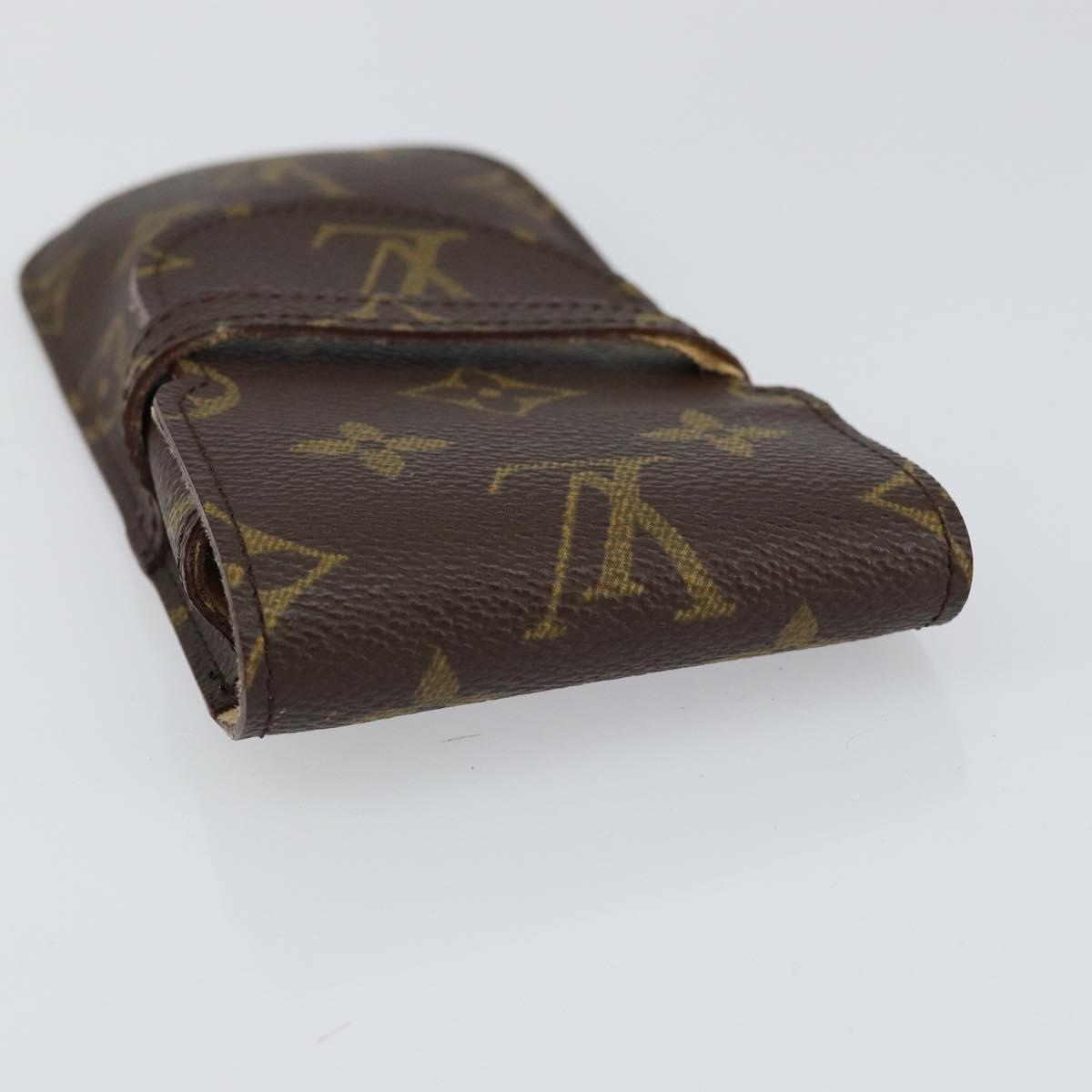 LOUIS VUITTON Monogram Etui Lunette Rabat Glasses Case M62970 LV Auth BA7946