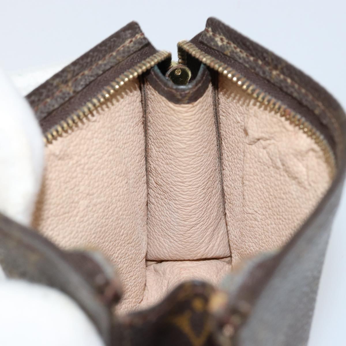 LOUIS VUITTON Monogram Poche Toilette 15 Pouch M47546 LV Auth BA7947