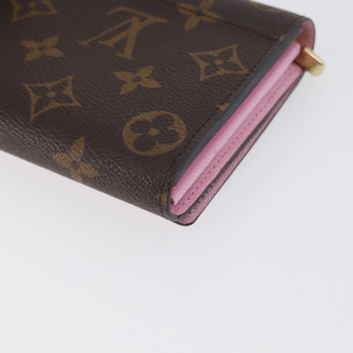 LOUIS VUITTON Monogram Portefeuille Sarah Long Wallet M62137 LV Auth BA7949