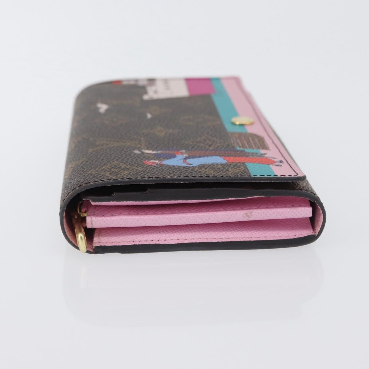 LOUIS VUITTON Monogram Portefeuille Sarah Long Wallet M62137 LV Auth BA7949