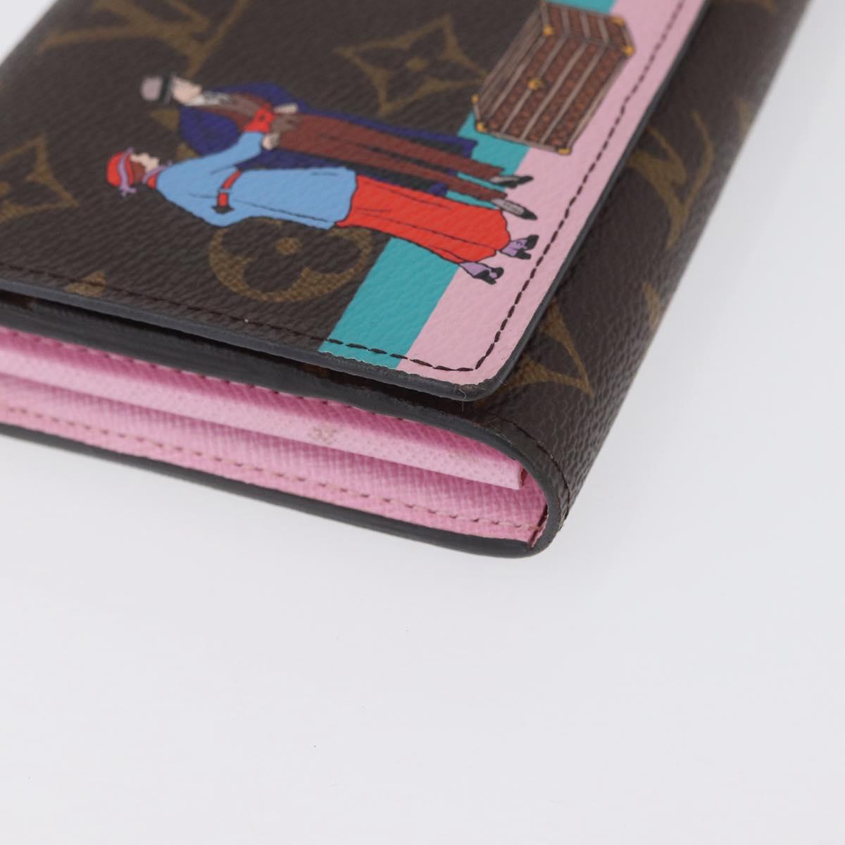 LOUIS VUITTON Monogram Portefeuille Sarah Long Wallet M62137 LV Auth BA7949