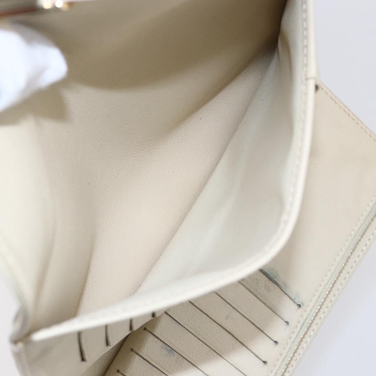 LOUIS VUITTON Monogram Mahina Portefeuille Amelia Wallet M58131 LV Auth BA7950