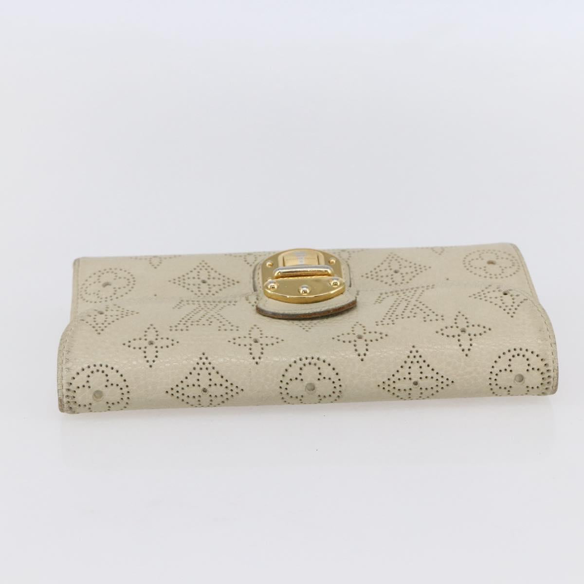 LOUIS VUITTON Monogram Mahina Portefeuille Amelia Wallet M58131 LV Auth BA7950