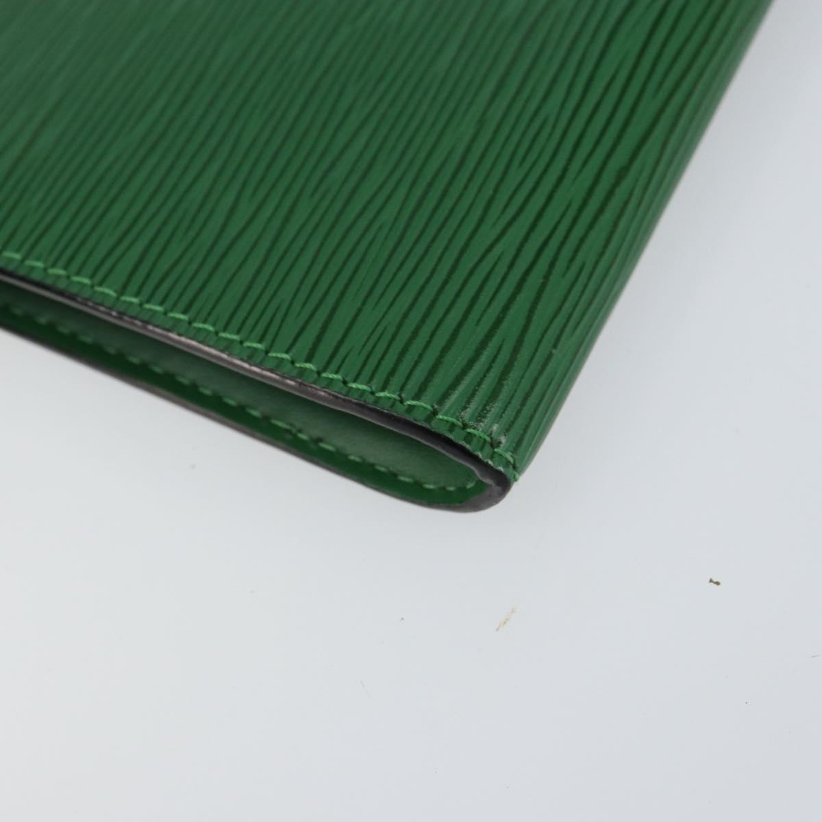 LOUIS VUITTON Epi Pochette Accessoires Pouch Green M52984 LV Auth BA7952
