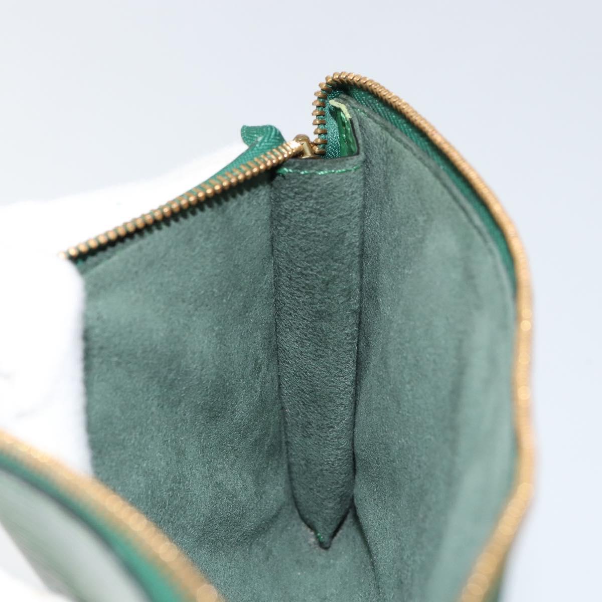 LOUIS VUITTON Epi Pochette Accessoires Pouch Green M52984 LV Auth BA7952