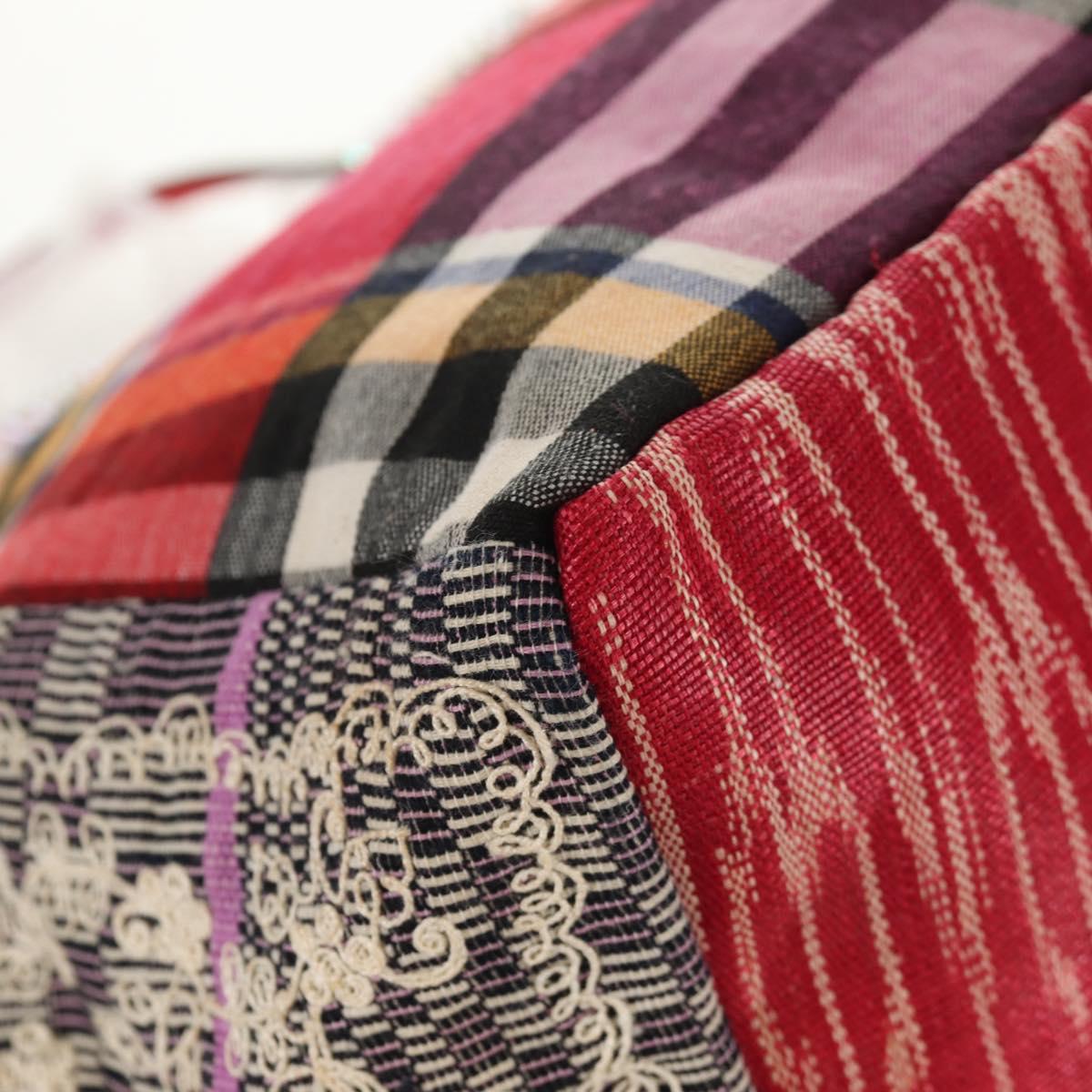 Christian Louboutin Tote Bag Canvas 2way Blue Silver Auth BA8017V