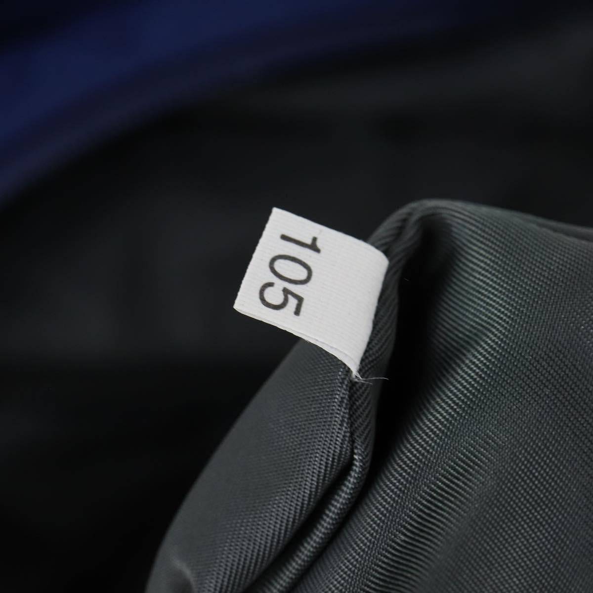 PRADA Sports Boston Bag Nylon 2way Blue Silver Auth BA8019