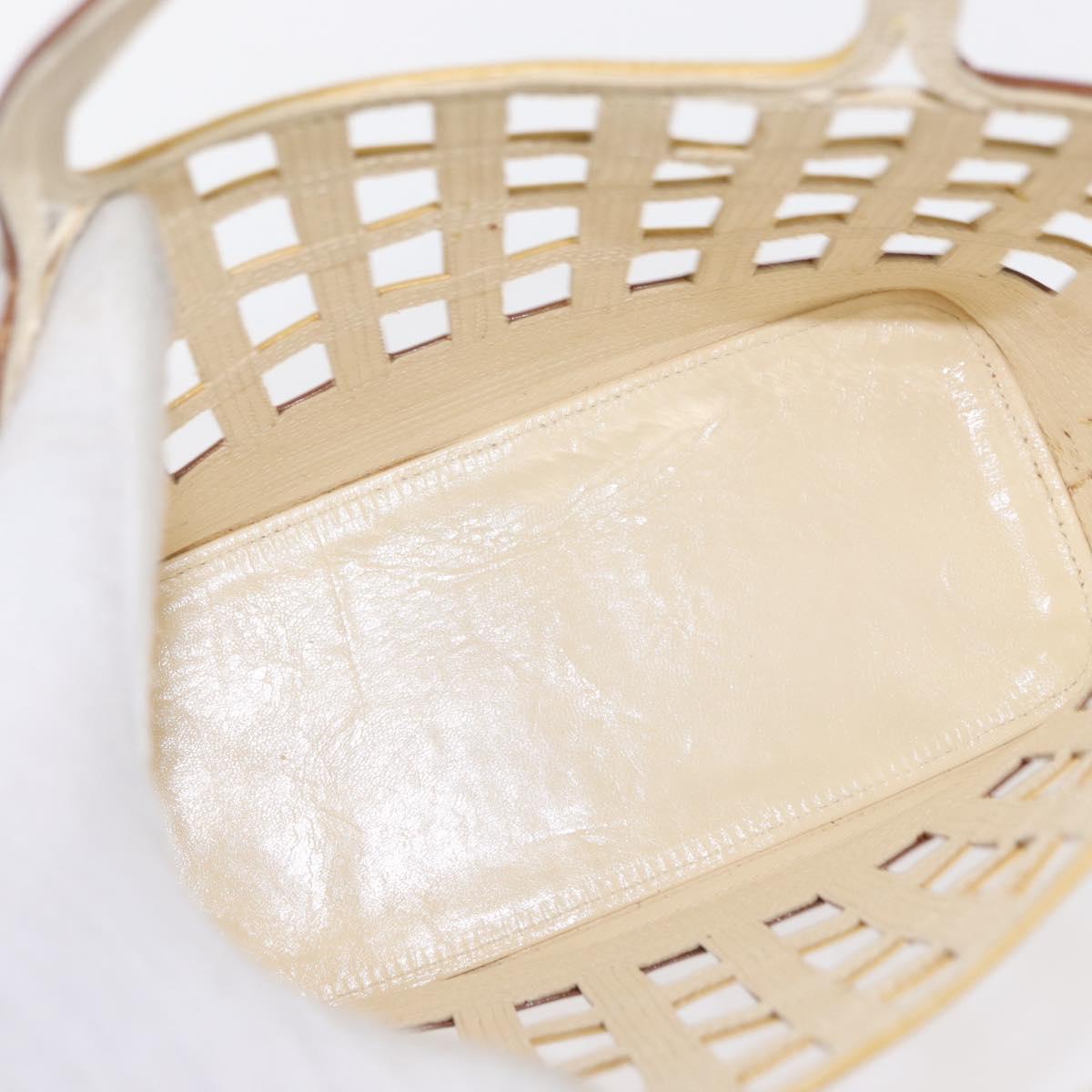 PRADA Hand Bag Leather Brown Auth BA8023