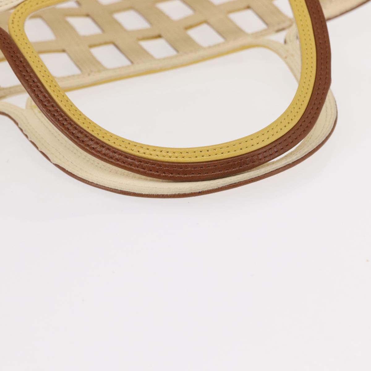 PRADA Hand Bag Leather Brown Auth BA8023