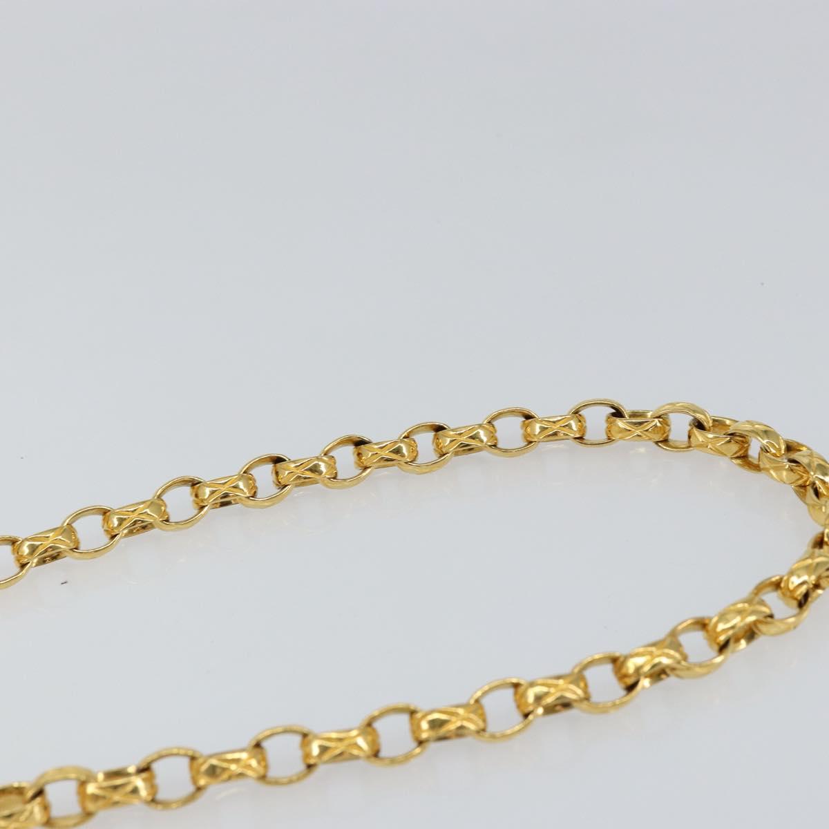 CHANEL Matelasse Chain Shoulder Bag Lamb Skin Beige Gold CC Auth BA8033