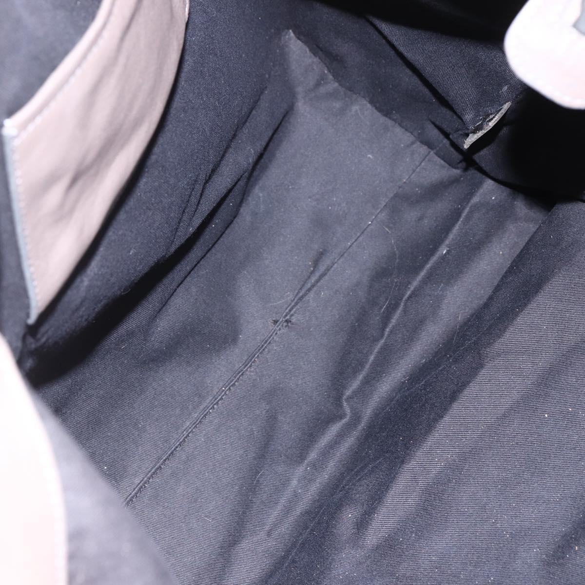 Chloe Eclipse Tote Bag Leather Beige Brown Auth BA8056